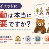ダイエットで運動が必要な人・そうでない人｜まず普段の活動量を見てください