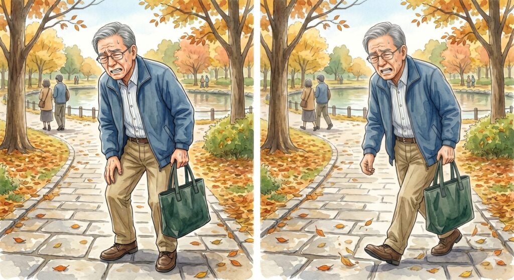 手術後に股・膝に力が入らない